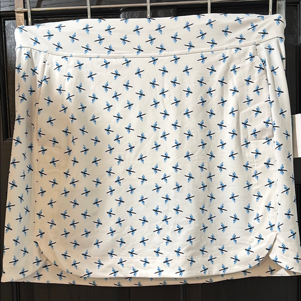 Belyn Key White A-Line Mini Skirt Casual Resort Wear